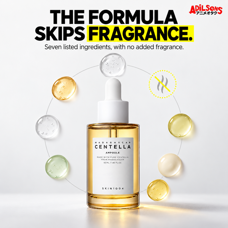 SKIN1004 Madagascar Centella Ampoule 55ml creative: no added fragrance in the formula.