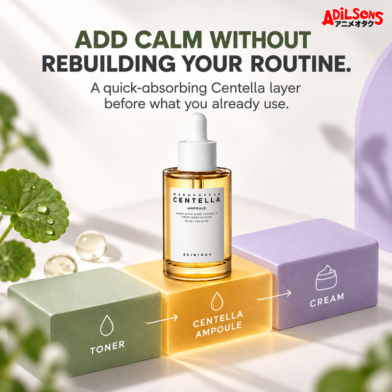 SKIN1004 Madagascar Centella Ampoule 55ml creative: easy routine compatibility.