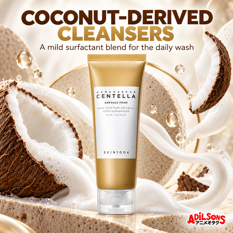 SKIN1004 Madagascar Centella Ampoule Foam 125ml ad: Coconut-Derived Cleansers