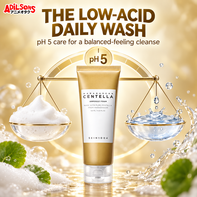 SKIN1004 Madagascar Centella Ampoule Foam 125ml ad: The Low-Acid Daily Wash