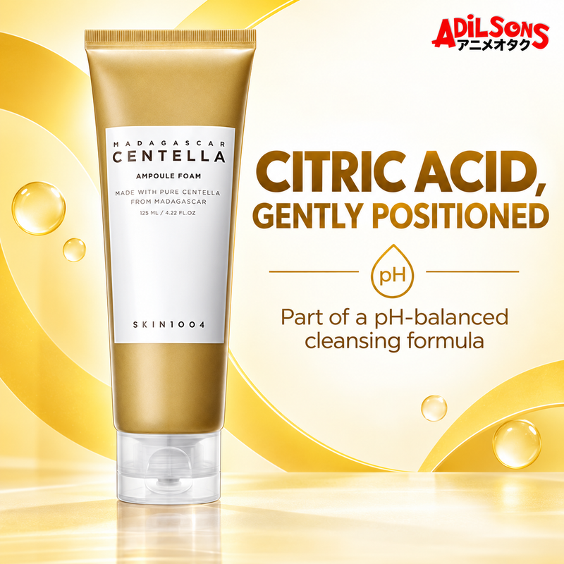 SKIN1004 Madagascar Centella Ampoule Foam 125ml ad: Citric Acid, Gently Positioned