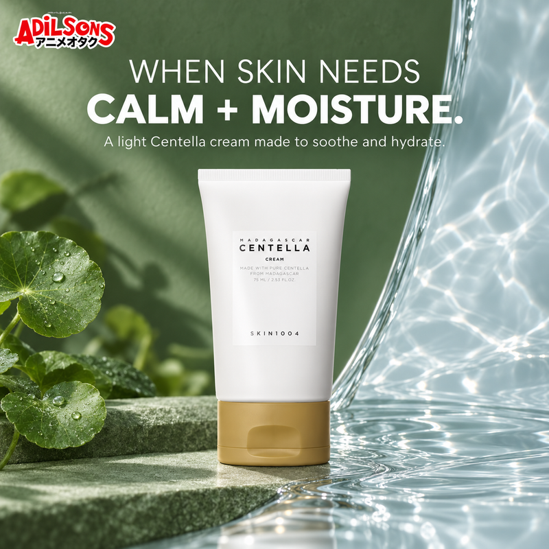 WHEN SKIN NEEDS CALM + MOISTURE. A light Centella cream made to soothe and hydrate.