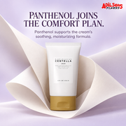 PANTHENOL JOINS THE COMFORT PLAN. Panthenol supports the cream’s soothing, moisturizing formula.
