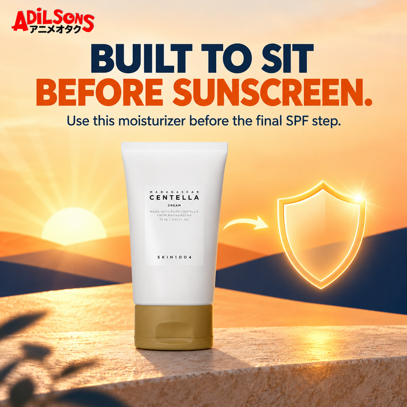 BUILT TO SIT BEFORE SUNSCREEN. Use this moisturizer before the final SPF step.