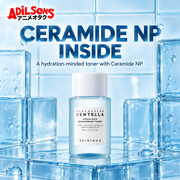 Adilsons Beauty ad for SKIN1004 Hyalu-Cica Brightening Toner 30 ml: Ceramide NP in formula