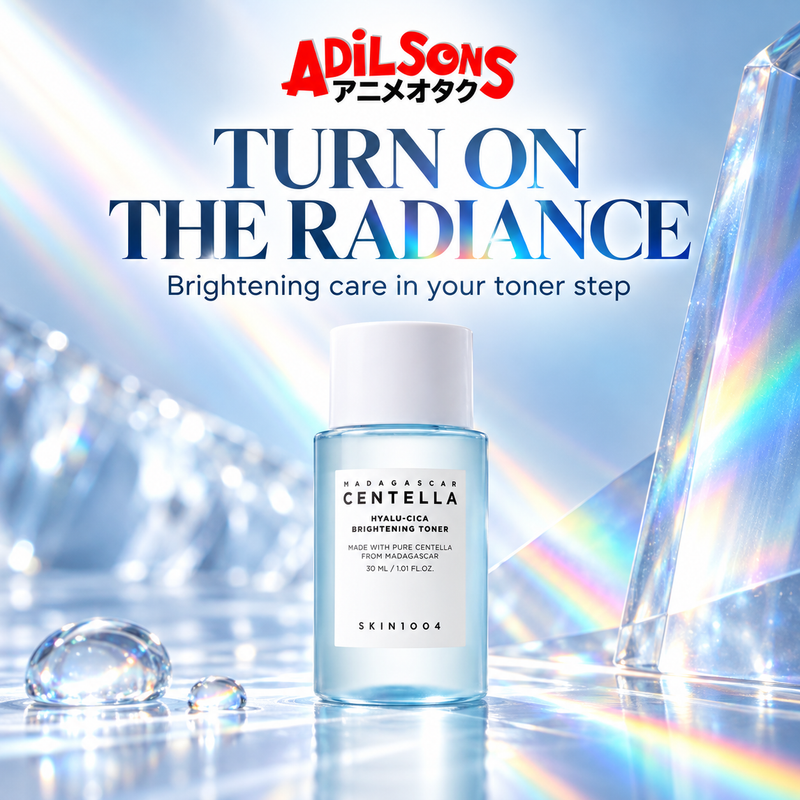 Adilsons Beauty ad for SKIN1004 Hyalu-Cica Brightening Toner 30 ml: Radiant-looking finish