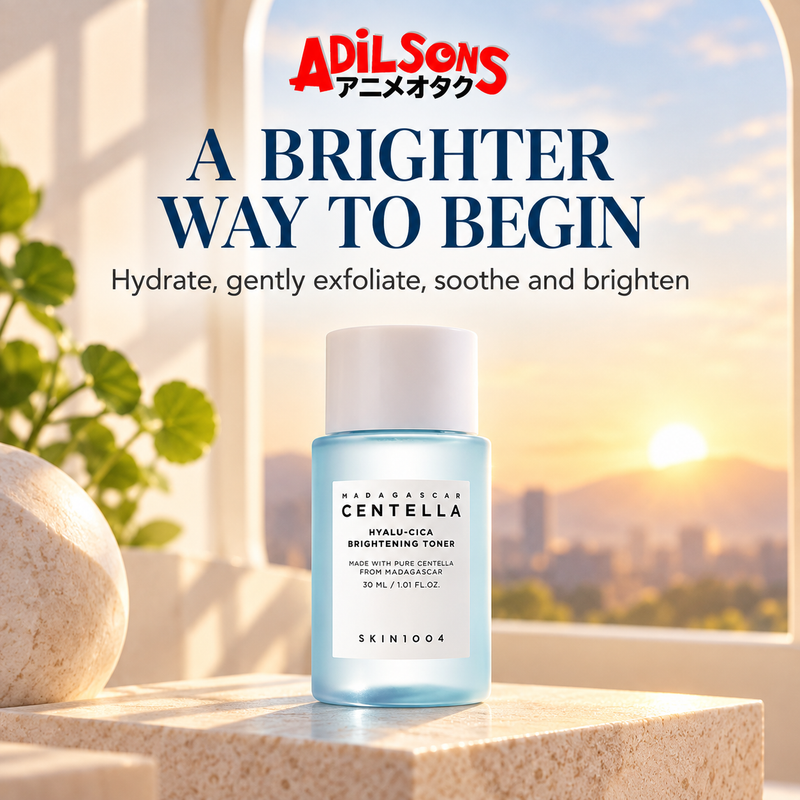 Adilsons Beauty ad for SKIN1004 Hyalu-Cica Brightening Toner 30 ml: Morning radiance routine