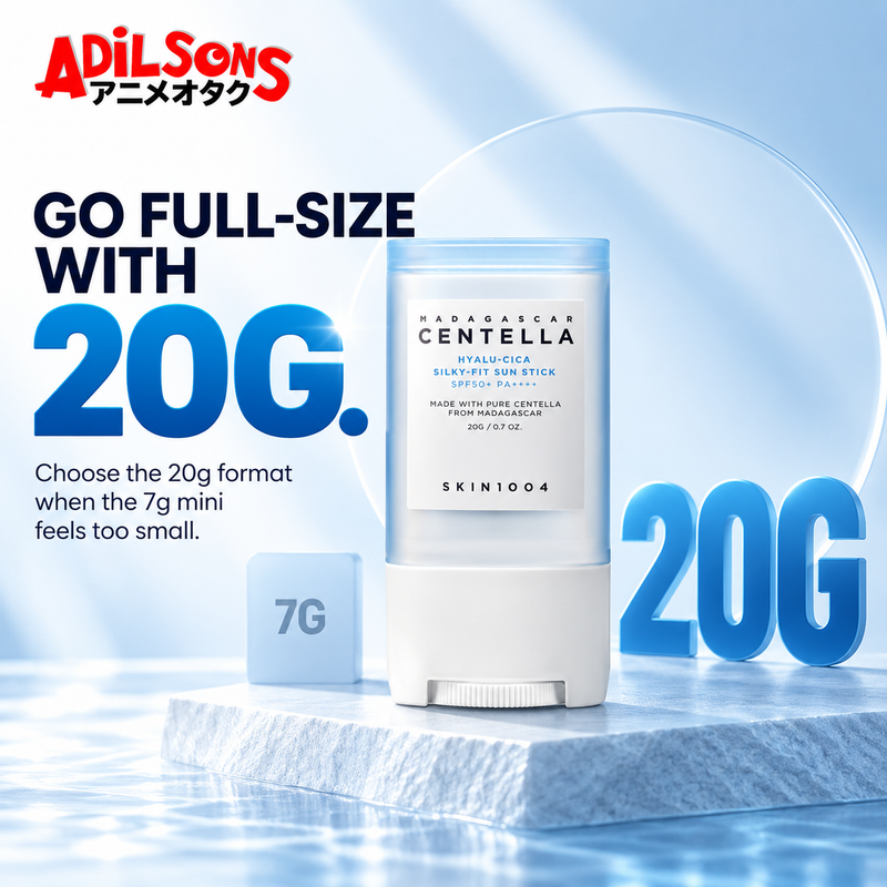 SKIN1004 Hyalu-Cica Silky-Fit Sun Stick 20g creative: 20g full-size choice.