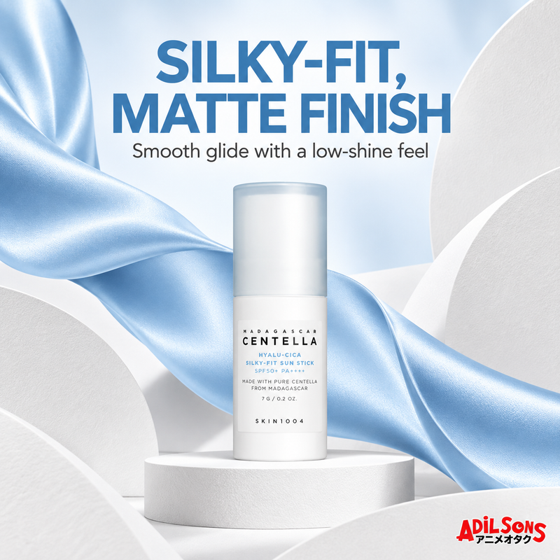SKIN1004 Hyalu-Cica Silky-Fit Sun Stick 7g ad: Silky-Fit, Matte Finish