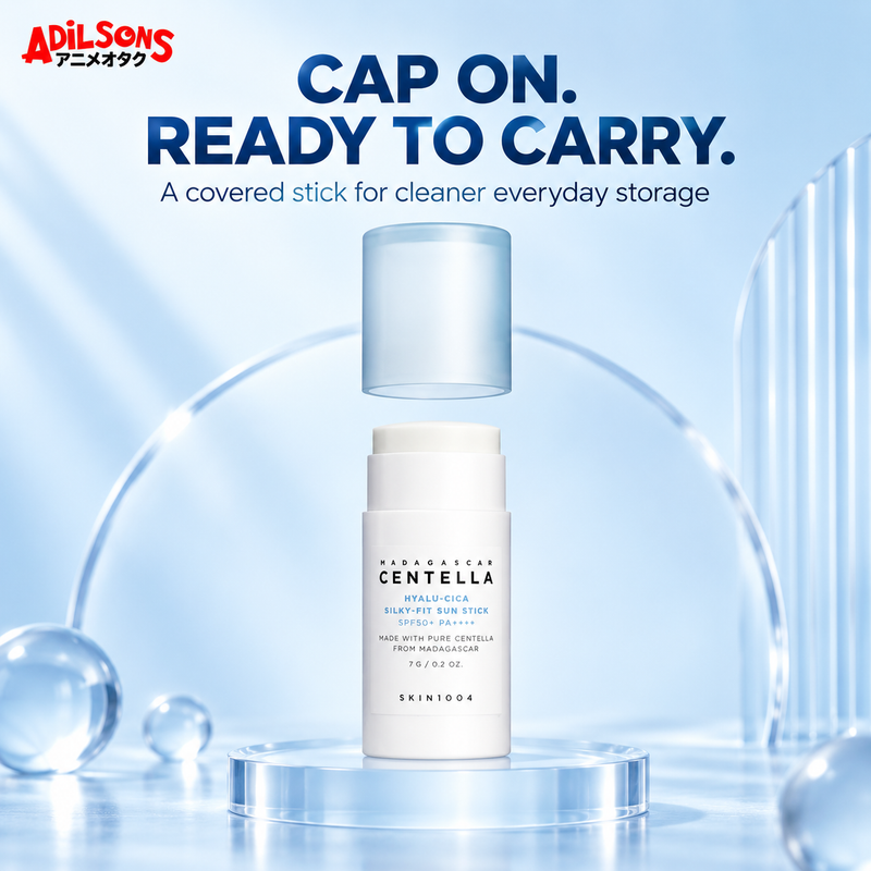 SKIN1004 Hyalu-Cica Silky-Fit Sun Stick 7g ad: Cap On. Ready To Carry.