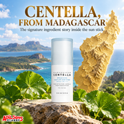 SKIN1004 Hyalu-Cica Silky-Fit Sun Stick 7g ad: Centella, From Madagascar