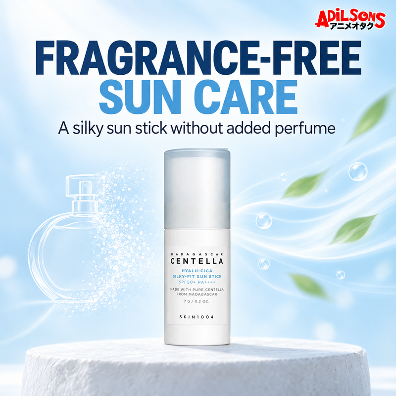 SKIN1004 Hyalu-Cica Silky-Fit Sun Stick 7g ad: Fragrance-Free Sun Care