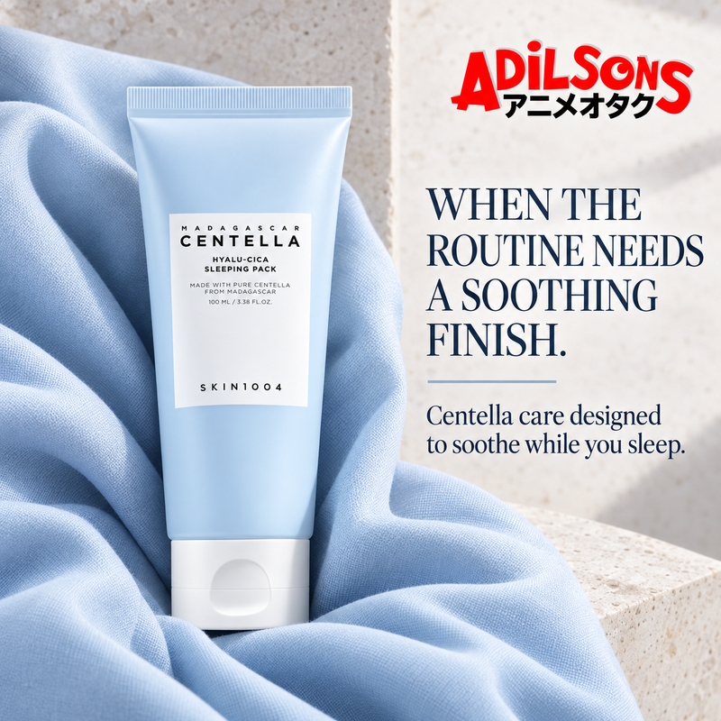 WHEN THE ROUTINE NEEDS A SOOTHING FINISH. Centella care designed to soothe while you sleep.