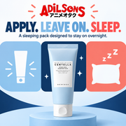 APPLY. LEAVE ON. SLEEP. A sleeping pack designed to stay on overnight.