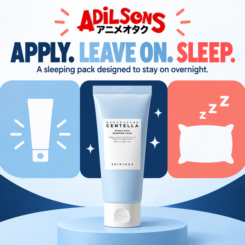 APPLY. LEAVE ON. SLEEP. A sleeping pack designed to stay on overnight.