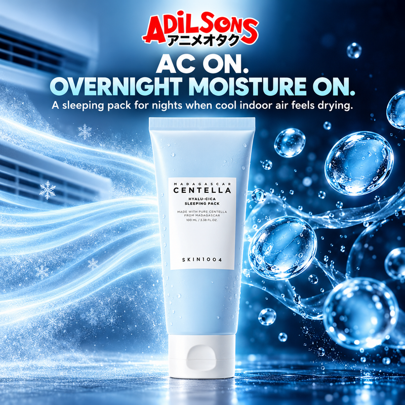 AC ON. OVERNIGHT MOISTURE ON. A sleeping pack for nights when cool indoor air feels drying.