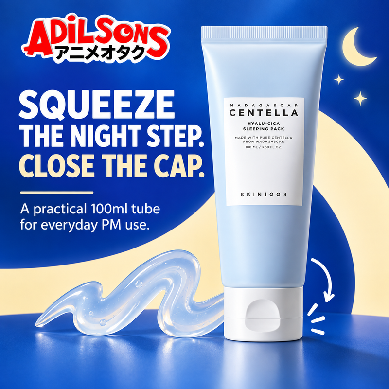 SQUEEZE THE NIGHT STEP. CLOSE THE CAP. A practical 100ml tube for everyday PM use.