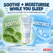 Soothing and moisturising Hyalu-Cica care while you sleep.