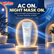 Overnight moisturising care for bedtime routines with air conditioning.