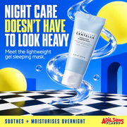 Lightweight gel night care without a heavy visual feel.