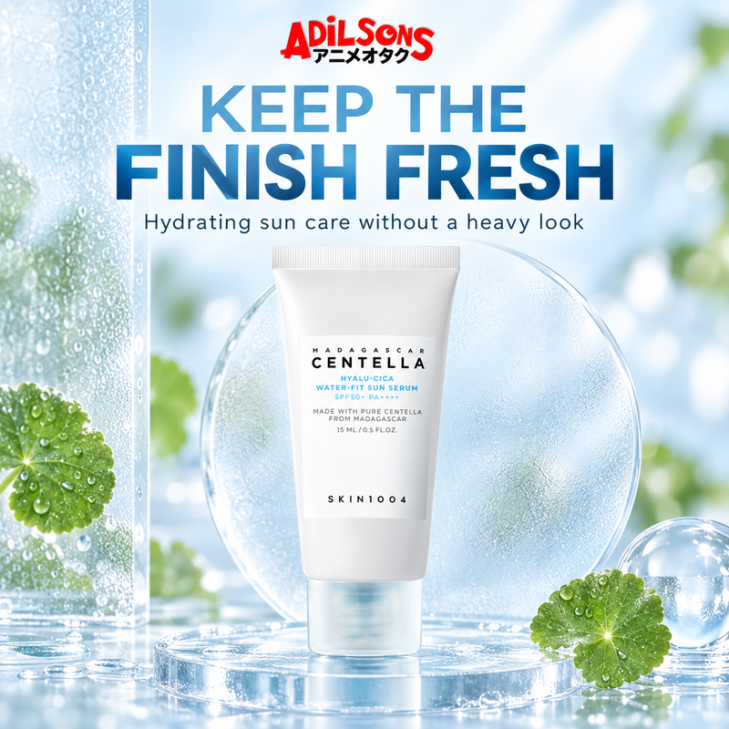 Adilsons Beauty ad for SKIN1004 Hyalu-Cica Water-Fit Sun Serum 15 ml: Fresh finish