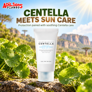 Adilsons Beauty ad for SKIN1004 Hyalu-Cica Water-Fit Sun Serum 15 ml: Centella soothing care in sunscreen
