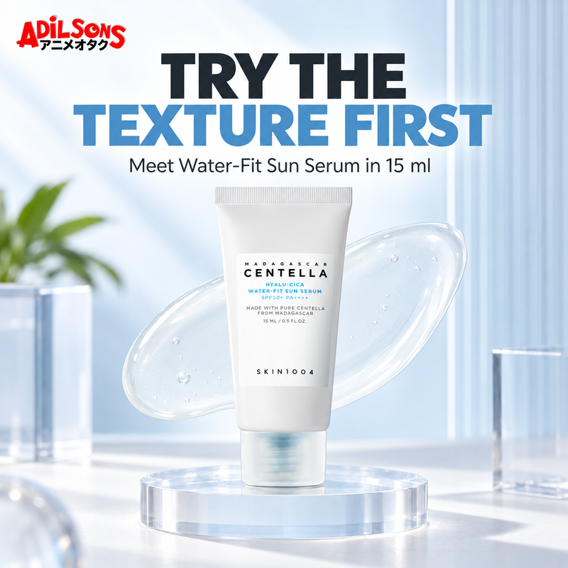 Adilsons Beauty ad for SKIN1004 Hyalu-Cica Water-Fit Sun Serum 15 ml: Trial before full size