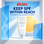 Adilsons Beauty ad for SKIN1004 Hyalu-Cica Water-Fit Sun Serum 15 ml: Portable reapplication