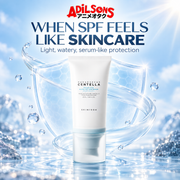 Adilsons Beauty ad for SKIN1004 Hyalu-Cica Water-Fit Sun Serum 50 ml: A serum-like format for shoppers put off by cream-heavy sunscreen