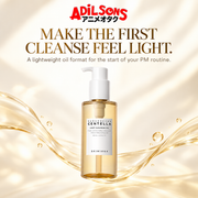 MAKE THE FIRST CLEANSE FEEL LIGHT. A lightweight oil format for the start of your PM routine.