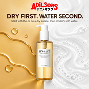 DRY FIRST. WATER SECOND. Start with the oil on a dry surface, then emulsify with water.