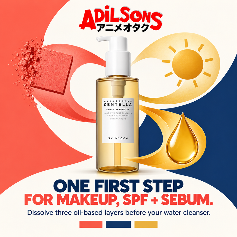 ONE FIRST STEP FOR MAKEUP, SPF + SEBUM. Dissolve three oil-based layers before your water cleanser.
