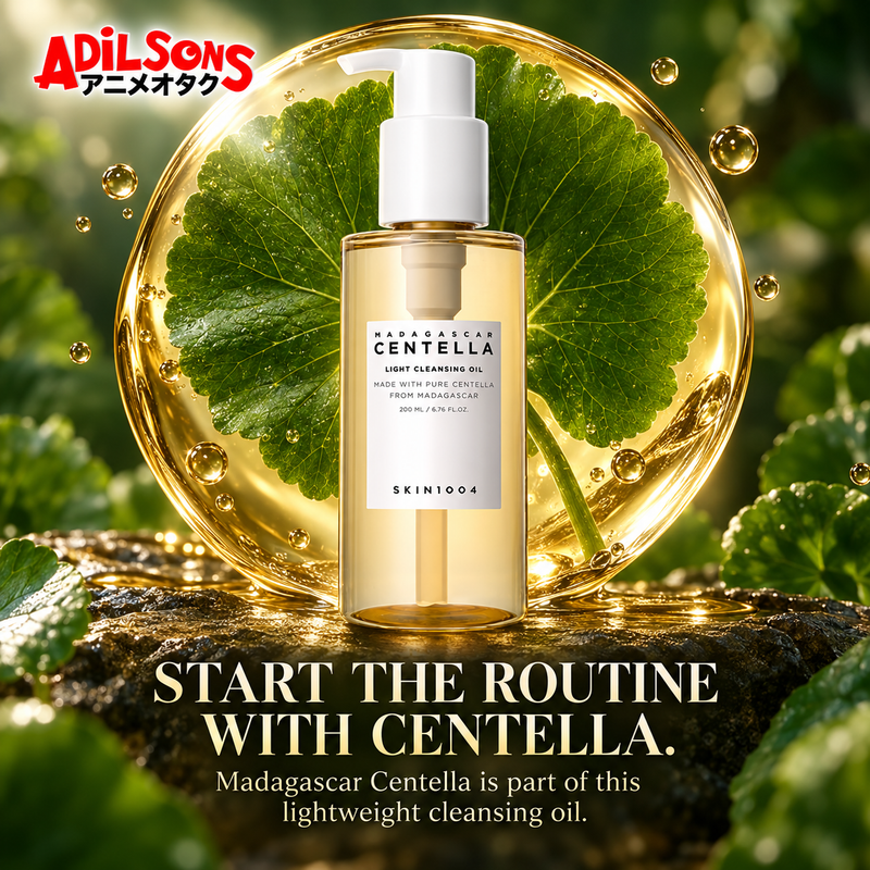 START THE ROUTINE WITH CENTELLA. Madagascar Centella is part of this lightweight cleansing oil.