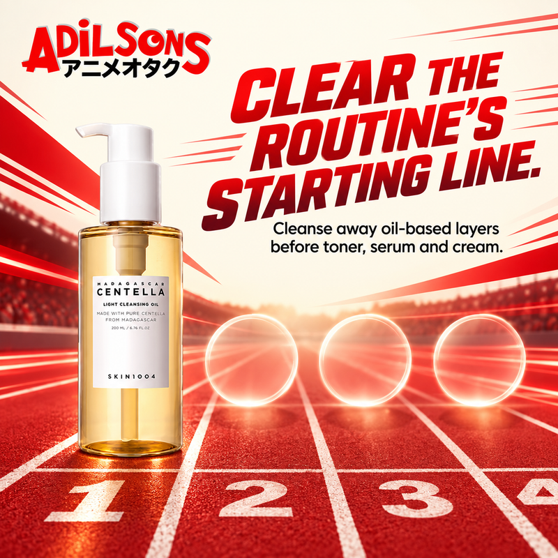 CLEAR THE ROUTINE’S STARTING LINE. Cleanse away oil-based layers before toner, serum and cream.