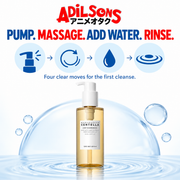 PUMP. MASSAGE. ADD WATER. RINSE. Four clear moves for the first cleanse.