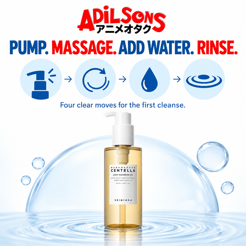 PUMP. MASSAGE. ADD WATER. RINSE. Four clear moves for the first cleanse.
