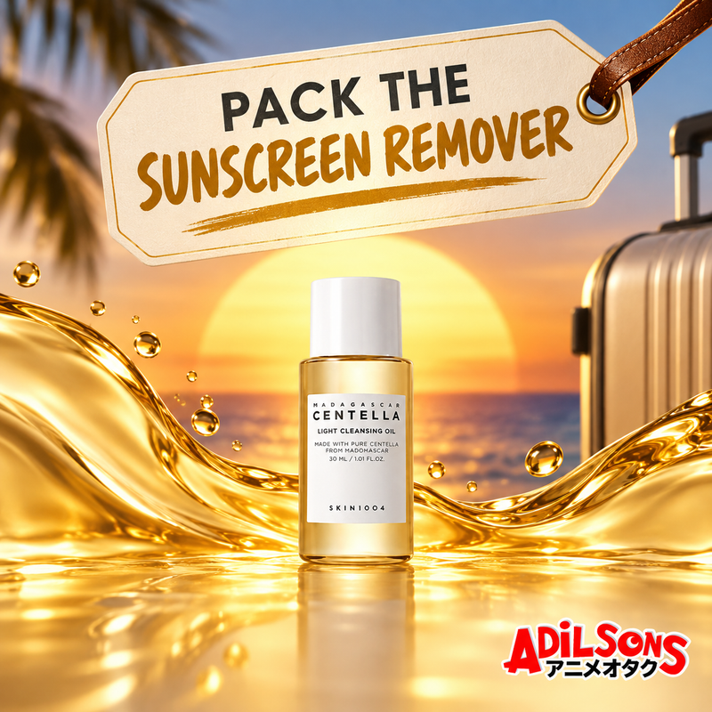 SKIN1004 Light Cleansing Oil 30ml ad 5: Sunscreen removal on trips