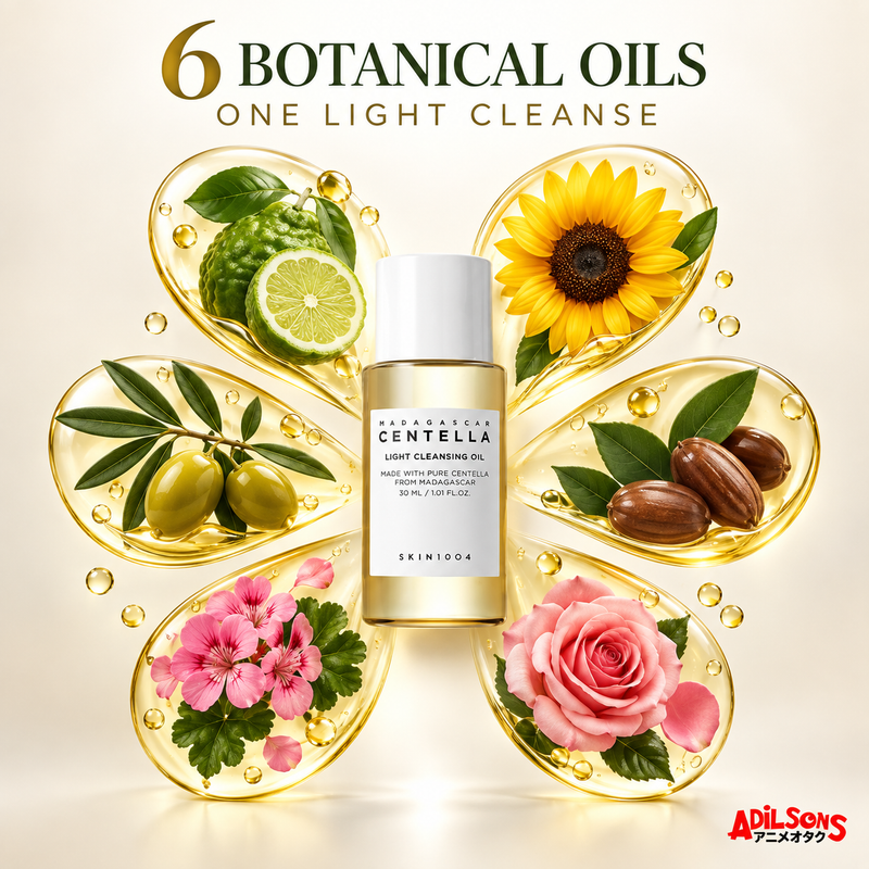 SKIN1004 Light Cleansing Oil 30ml ad 7: Six botanical oils
