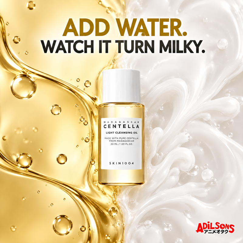 SKIN1004 Light Cleansing Oil 30ml ad 10: Milky emulsification