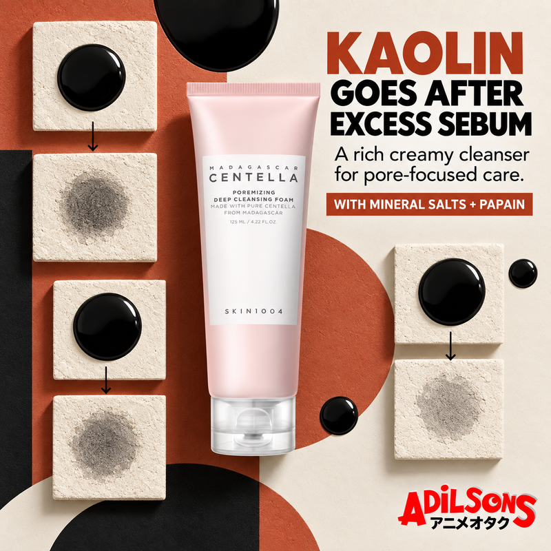 Kaolin targets excess sebum in a rich creamy pore cleanser.