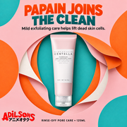 Papain provides mild exfoliating care to help lift dead skin cells.