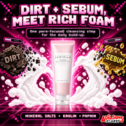 Dirt and sebum meet rich foam in one pore-focused cleansing step.