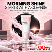 Rich foam helps wash away excess sebum for a fresh morning cleanse.