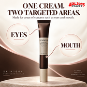 SKIN1004 Probio-Cica Bakuchiol Eye Cream 20ml creative: two targeted use areas.