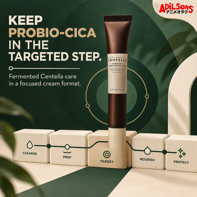 SKIN1004 Probio-Cica Bakuchiol Eye Cream 20ml creative: Probio-Cica routine continuity.