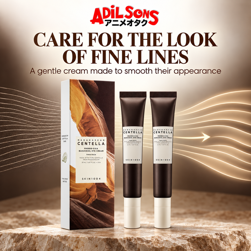 Adilsons Beauty ad for SKIN1004 Probio-Cica Bakuchiol Eye Cream twin pack: Fine-line appearance