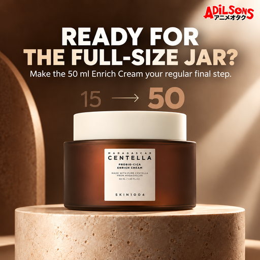 READY FOR THE FULL-SIZE JAR? Make the 50 ml Enrich Cream your regular final step.