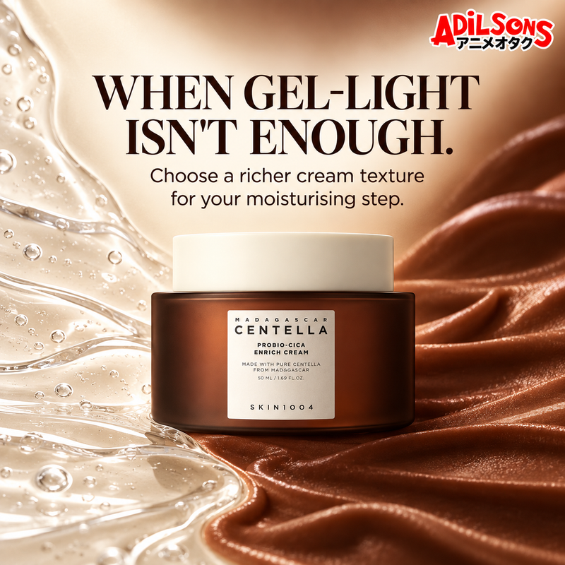 WHEN GEL-LIGHT ISN'T ENOUGH. Choose a richer cream texture for your moisturising step.