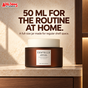 50 ML FOR THE ROUTINE AT HOME. A full-size jar made for regular shelf space.