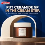 PUT CERAMIDE NP IN THE CREAM STEP. A rich moisturiser made to support the skin barrier.